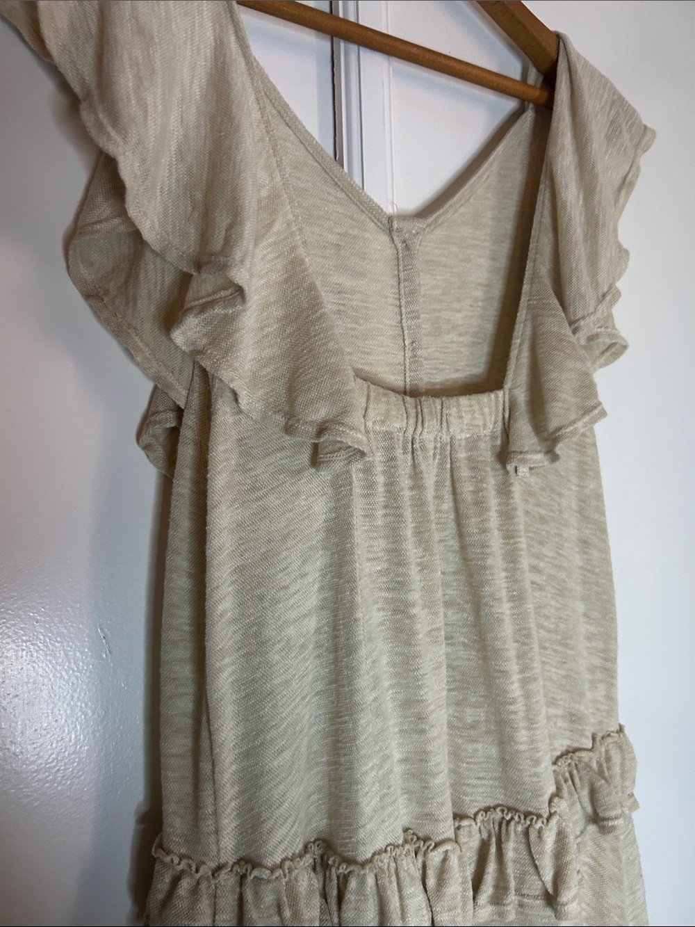 Free People Beach Ruffle Button Front Maxi Dress - Picture 7 of 8